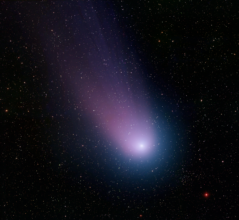 An image of a comet