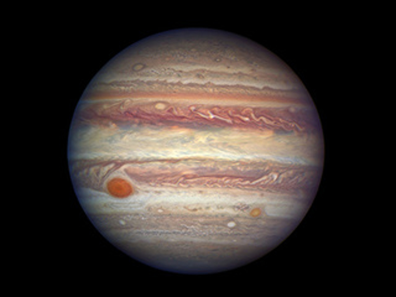 An image of the planet Jupiter